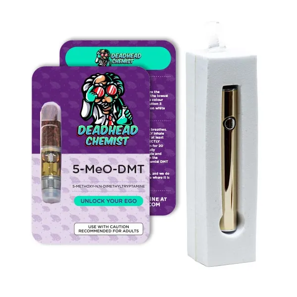Deadhead Chemist 5-MeO-DMT Cartridge and Battery - 0.5mL Deadhead Chemist 5-MeO-DMT Cartridge and Battery - 0.5mL - Image 1